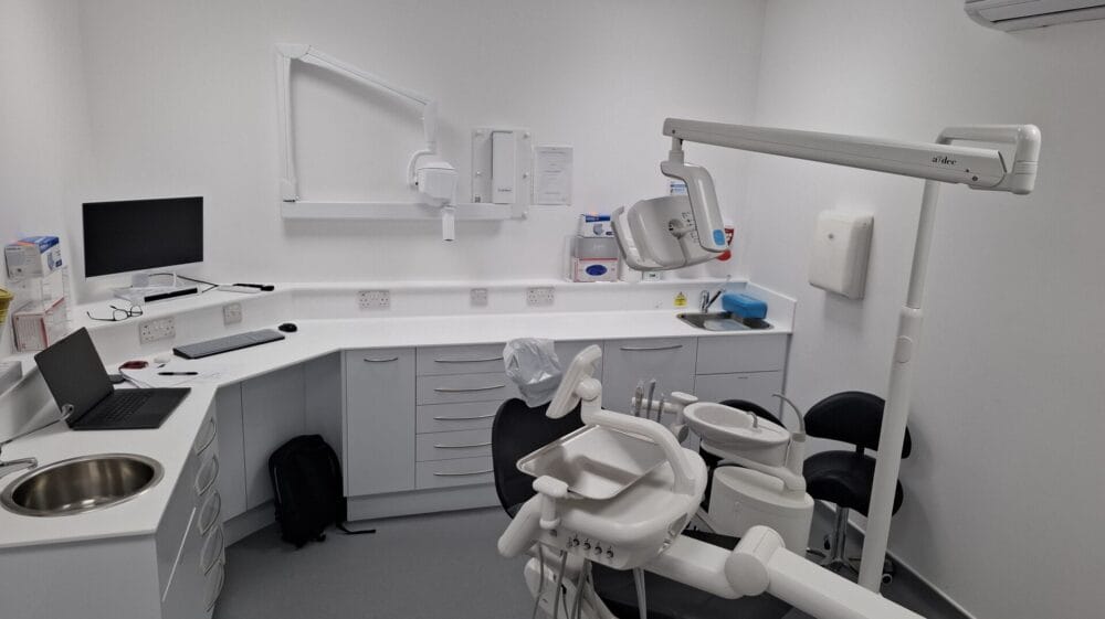A dental treatment room in Somerset