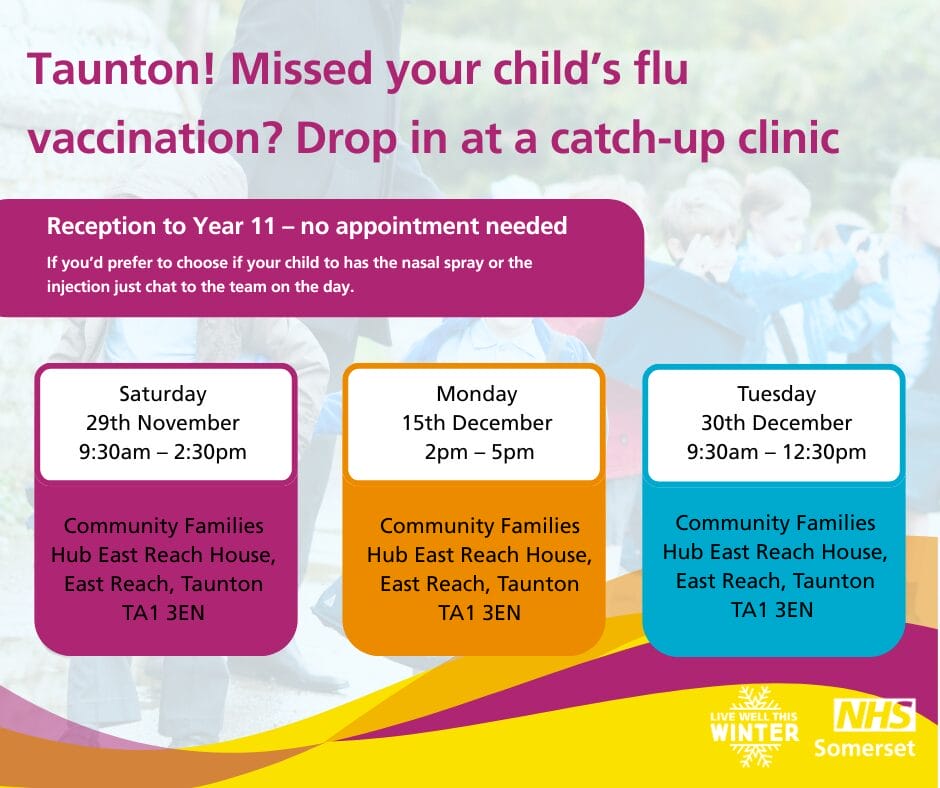 Taunton catch up clinics